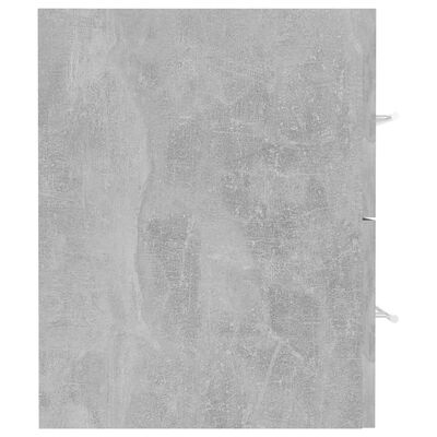 vidaXL Armário p/ lavatório 41x38,5x48cm contraplacado cinzento cimento