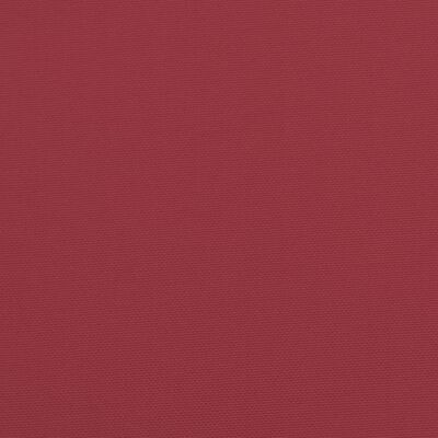 vidaXL Almofadão paletes 60x40x12 cm tecido vermelho tinto
