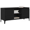 vidaXL Gabinete para TV Carvalho Preto 102 x 35 x 50 cm