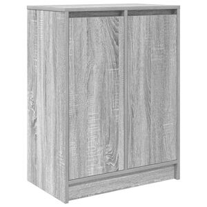 vidaXL Sapateira 57x34x76 cm derivados de madeira sonoma cinza