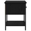 vidaXL Mesa-de-cabeceira 2 pcs Carvalho Preto 34 x 35,5 x 45 cm