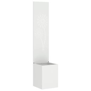 vidaXL Tela de Privacidade para Jardim Branco 32 x 32 x 150 cm