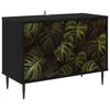 vidaXL Gabinete para TV ELBURG 69 x 33 x 50,5 cm Carvalho Preto
