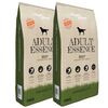 vidaXL Ra&ccedil;&atilde;o premium para c&atilde;es Adult Essence Beef (2 x 15 kg)