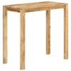 vidaXL Mesa de bar 112x55x108 cm madeira de mangueira maci&ccedil;a
