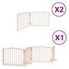 vidaXL Port&atilde;o para c&atilde;es com porta dobr&aacute;vel 8 pain&eacute;is 640 cm &aacute;lamo