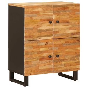 vidaXL Arm&aacute;rio lateral Castanho 60 x 33 x 75 cm