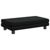 vidaXL Cama para c&atilde;es com extens&atilde;o 100x50x30 cm couro artificial preto
