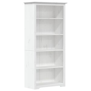 vidaXL Estante BODO 5 prateleiras 82x40x173 cm pinho maci&ccedil;o branco