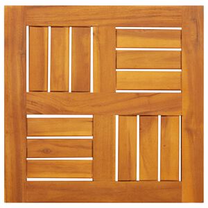 vidaXL Tampo de mesa quadrado 40x40x2 cm madeira de ac&aacute;cia maci&ccedil;a
