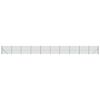 vidaXL Cerca de malha de arame com flange 2,2x25 m verde