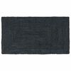 vidaXL Tapetes de &aacute;rea Retangular Cinzento-Escuro 60 x 110 cm Juta