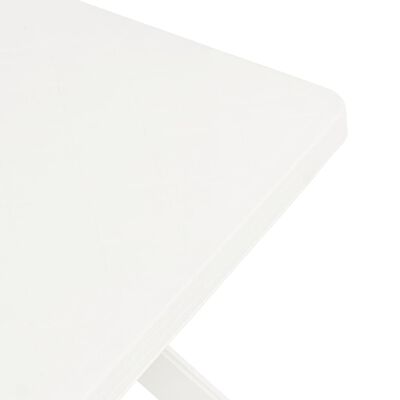 vidaXL Mesa de bistrô 70x70x72 cm plástico branco