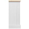 vidaXL Mesa-de-cabeceira com gaveta Branco 35 x 32,5 x 74 cm