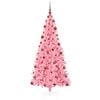 vidaXL &Aacute;rvore de Natal com 300 LEDs com suporte Rosa 180 cm PVC