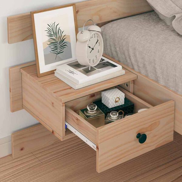 vidaXL Estrutura da Cama com cabeceira Castanho 75 x 190 cm