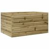vidaXL Vaso/floreira jardim 90x60x45,5 cm madeira de pinho impregnada
