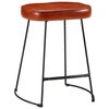 vidaXL Bancos de bar 2 pcs 40x29,5x53 cm castanho-escuro