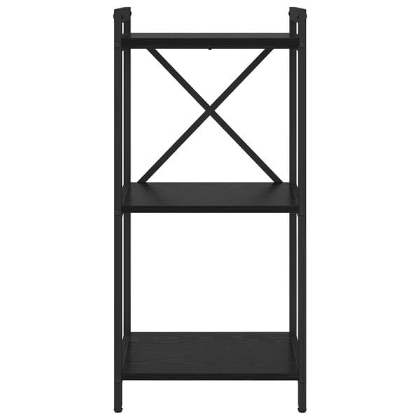 vidaXL Estante Carvalho Preto 40 x 30 x 85 cm Madeira processada