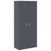 vidaXL Arm&aacute;rio de arruma&ccedil;&atilde;o Antracite 80 x 40 x 180 cm A&ccedil;o