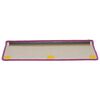 vidaXL Tapetes de escada 10 pe&ccedil;as 65x21x4 cm roxo com borda retangular