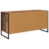 vidaXL Gabinete para TV com gaveta Madeira Antiga 100 x 36 x 49.5 cm