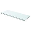 vidaXL Prateleiras 2 pcs 70x25 cm vidro transparente