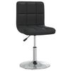 vidaXL Cadeira de jantar couro artificial preto