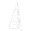 vidaXL &Aacute;rvore de Natal de metal KUOPIO 100 cm A&ccedil;o Branco