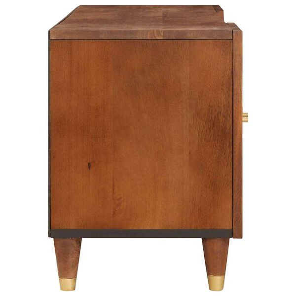 vidaXL Armários e Estantes para Armazenamento de Mídia Castanho