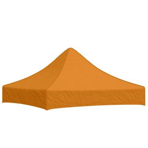 vidaXL Teto para tenda de festas 2x2 m 270 g/m&sup2; laranja