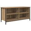 vidaXL Gabinete para TV 100 x 40 x 50 cm Carvalho Artesanal