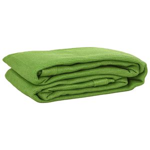 vidaXL Tapete de campismo para tenda 200x200 cm PEAD verde-claro