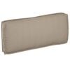 vidaXL Almofada Cinzento-acastanhado 120 x 50 x 12 cm Tecido Oxford