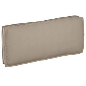 vidaXL Almofada Cinzento-acastanhado 120 x 50 x 12 cm Tecido Oxford