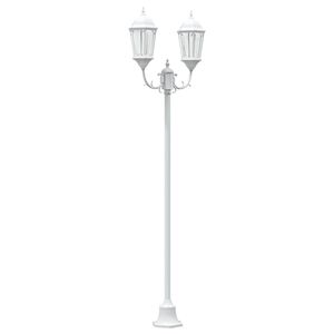 vidaXL Luz de Jardim 68 x 20 x 235 cm Alum&iacute;nio e Vidro