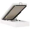 vidaXL Estrutura de Cama Ottoman com Armazenamento Branco 80 x 200 cm