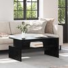 vidaXL Mesa de centro Carvalho Preto 90 x 55 x 42,5 cm
