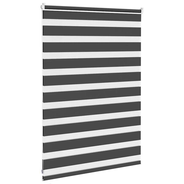 vidaXL Cortina de zebra 100x100 cm largura do tecido 95,9 cm poli&eacute;ster