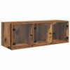 vidaXL Arm&aacute;rio de Parede Madeira Antiga 102 x 37 x 35 cm