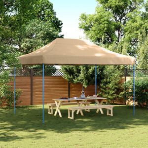 vidaXL Tenda para festas pop-up dobr&aacute;vel 410x279x315 cm bege
