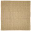 vidaXL Tapete de sisal para poste arranhador 100x100 cm
