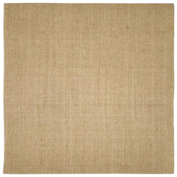 vidaXL Tapete de sisal para poste arranhador 100x100 cm