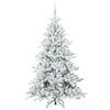 vidaXL &Aacute;rvore de Natal Articulada Artificial Branco 180 cm PVC