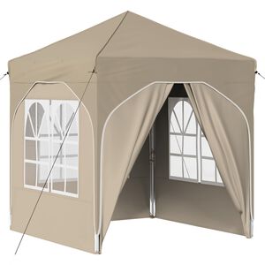vidaXL Tenda de Festa Pop-up 192 x 192 x 245 cm Creme