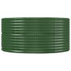 vidaXL Canteiro elevado jardim 291x140x68 cm a&ccedil;o galvanizado verde