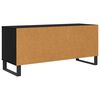 vidaXL Gabinete para TV com gaveta Carvalho Preto 100 x 34,5 x 44,5 cm