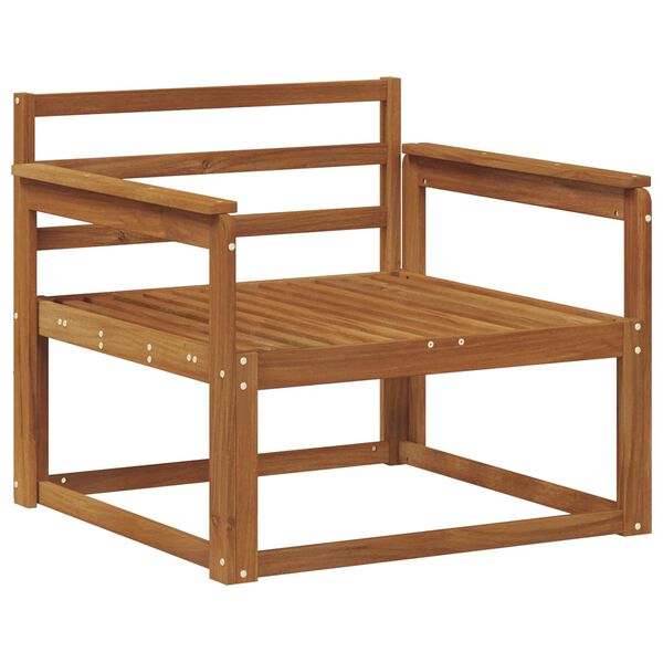 vidaXL Sof&aacute; M&eacute;dio Externo Madeira S&oacute;lida de Ac&aacute;cia Natural