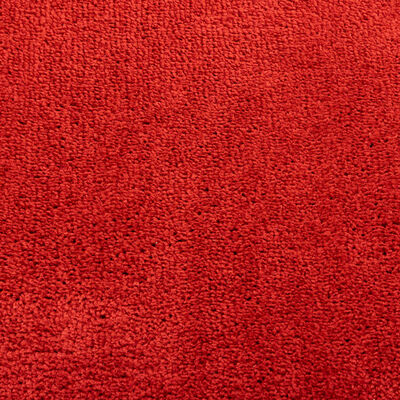 vidaXL Tapete de pelo curto OVIEDO 200x280 cm vermelho