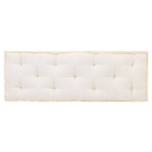 vidaXL Almofad&atilde;o para sof&aacute; de paletes 120x40x7 cm bege